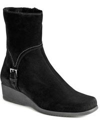 la canadienne lori waterproof suede boots